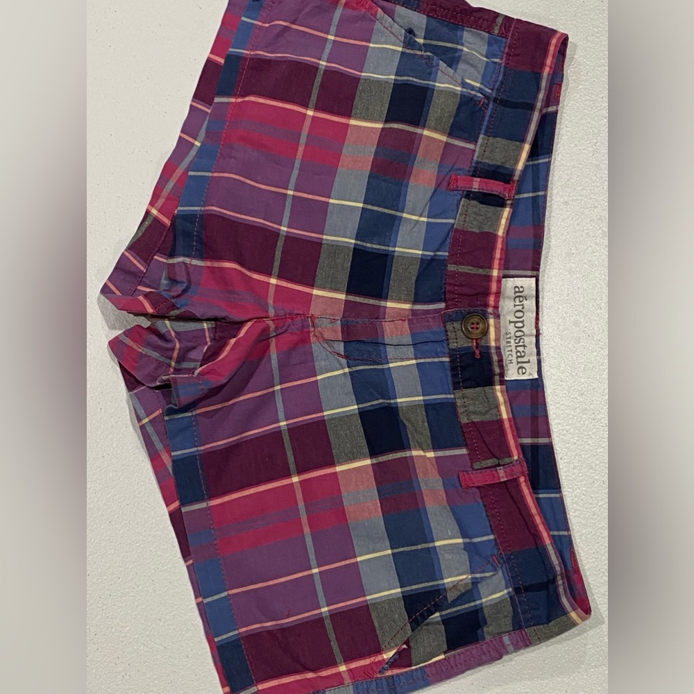 Aeropostale multicolored stretch shorts